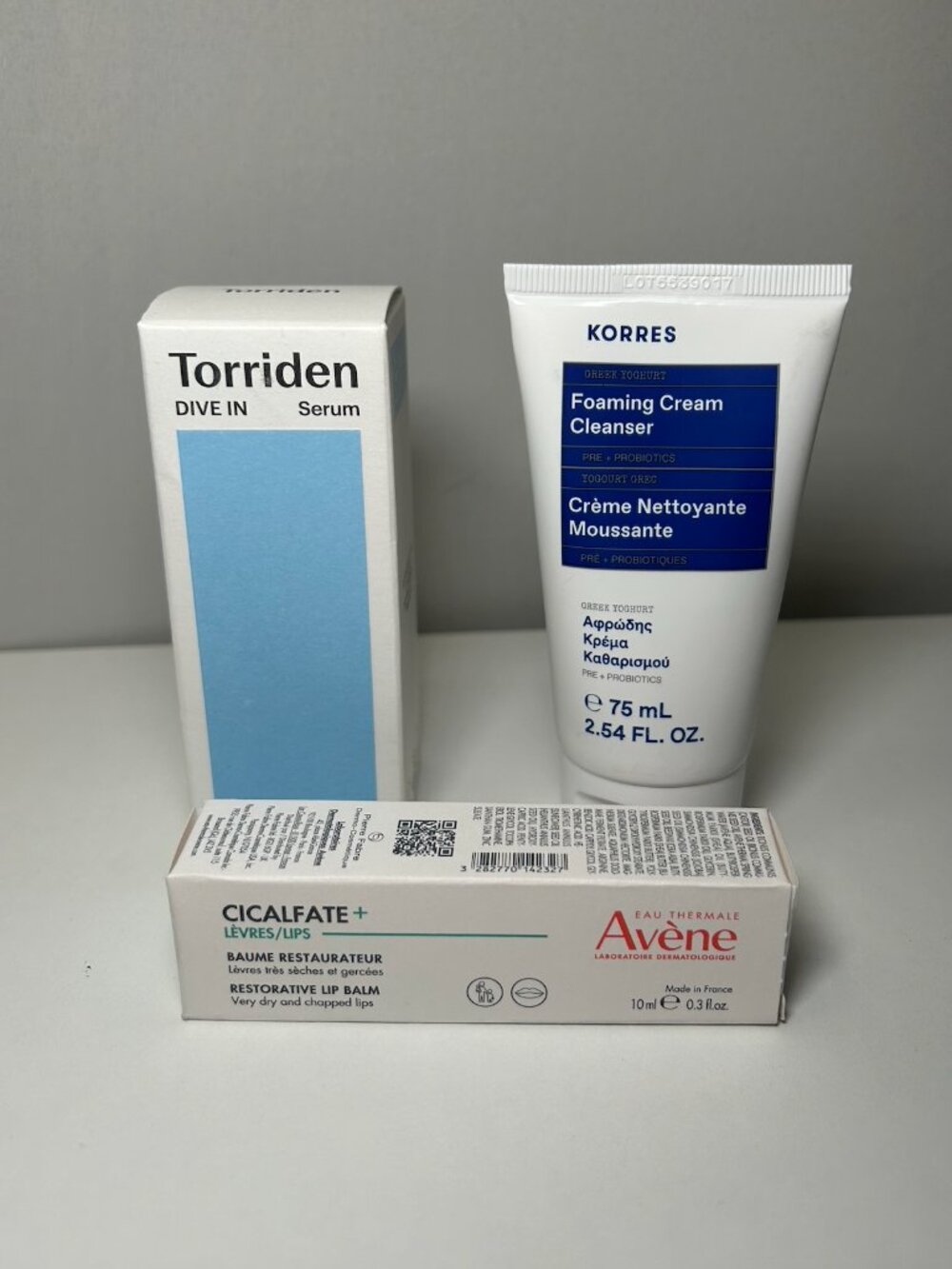 Sensitive Skin Skincare Set Avène Cicalfate Torriden Serum Korres Cleanser NEW